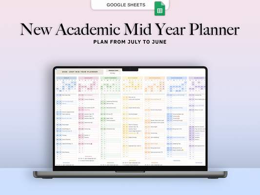 One-Page Year Planner