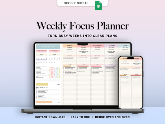 Weekly Focus Planner