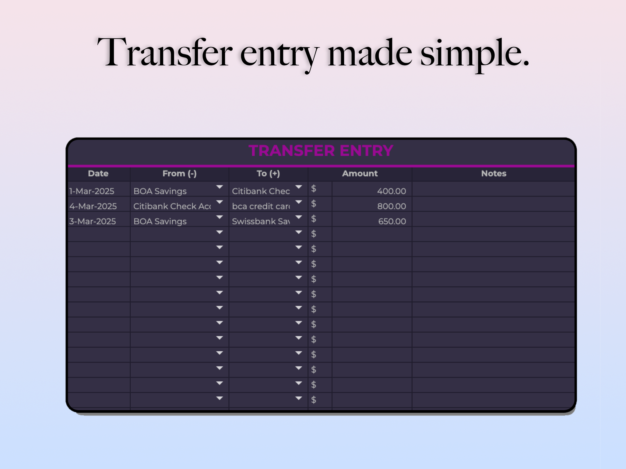 Smart Budget Planner