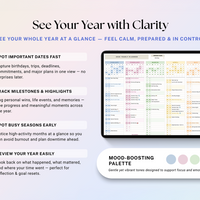 One-Page Year Planner
