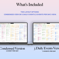 One-Page Year Planner